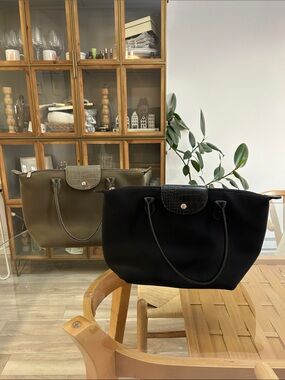 Bugatti Set or 2 Classic Fold-Over Insulated Nylon Tote